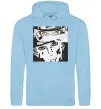 Жіноча толстовка (худі) Naruto eyes Блакитний фото