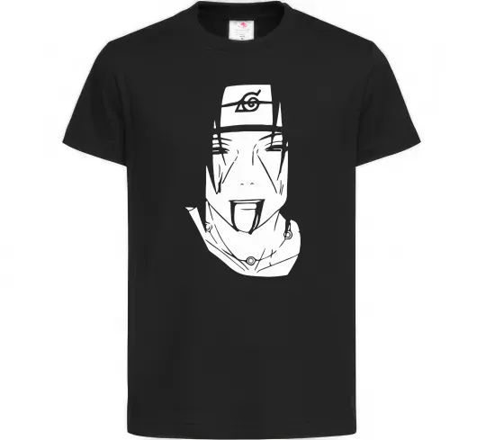 Детская футболка Itachi naruto Черный фото