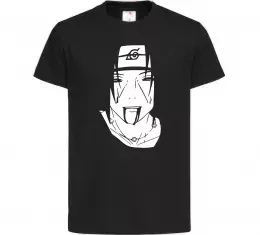 Детская футболка Itachi naruto Черный фото