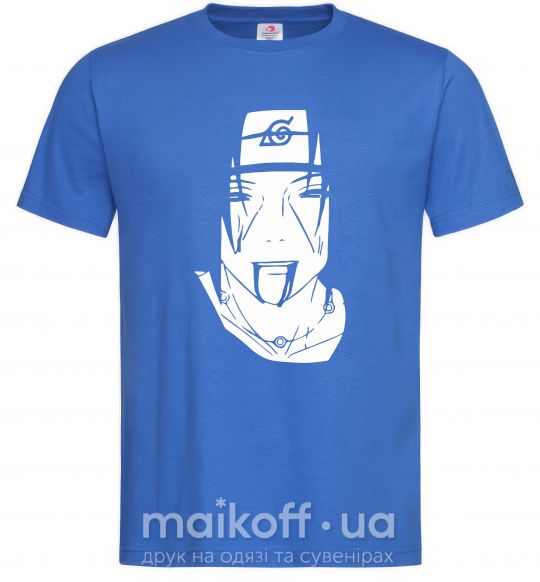 Мужская футболка Itachi naruto Ярко-синий фото