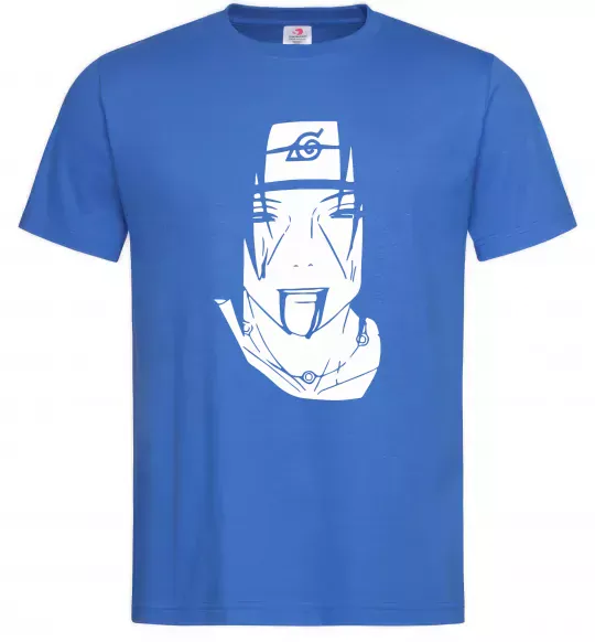 Чоловіча футболка Itachi naruto Яскраво-синій фото