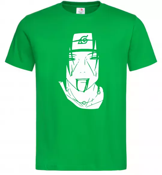 Чоловіча футболка Itachi naruto Зелений фото