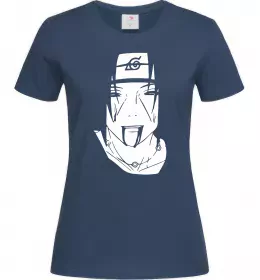 Женская футболка Itachi naruto Темно-синий фото