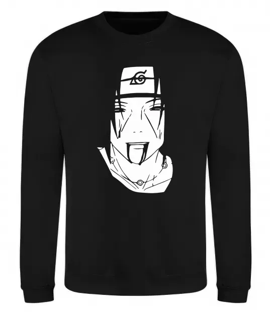 Світшот Itachi naruto Чорний фото