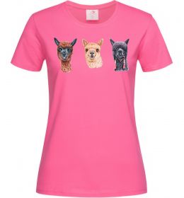 Женская футболка Три лами Женская футболка Три лами