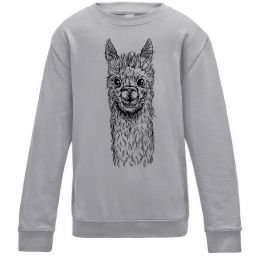 Детский Свитшот Голова та шия лами Детский Свитшот Голова та шия лами