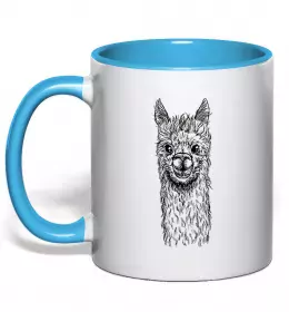 Чашка с цветной ручкой