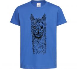 Дитяча футболка Голова та шия лами Дитяча футболка Голова та шия лами