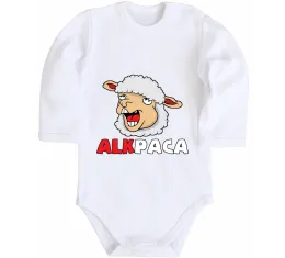 Дитячий бодік ALKPACA web Білий фото