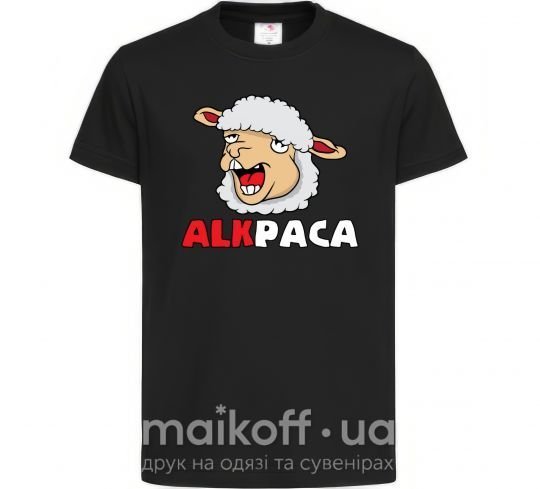 Дитяча футболка ALKPACA web Чорний фото