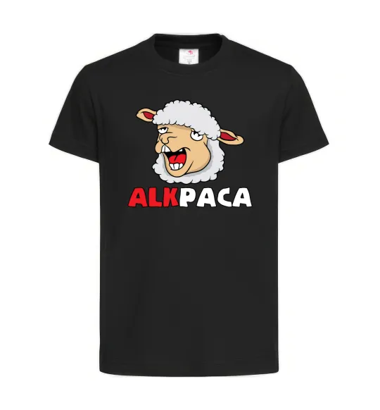 Детская футболка ALKPACA web Черный фото