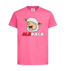 Детская футболка ALKPACA web Ярко-розовый фото