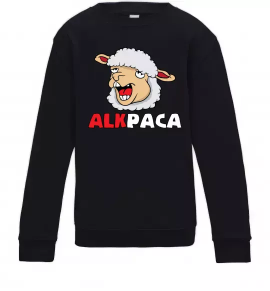 Детский Свитшот ALKPACA web Черный фото