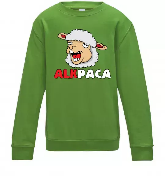 Детский Свитшот ALKPACA web Лаймовый фото
