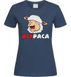Женская футболка ALKPACA web Темно-синий Женская футболка ALKPACA web Темно-синий фото