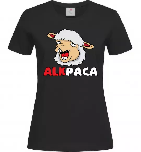 Женская футболка ALKPACA web Черный фото