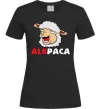 Женская футболка ALKPACA web Черный Женская футболка ALKPACA web Черный фото