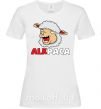 Женская футболка ALKPACA web Белый фото