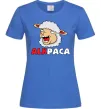 Женская футболка ALKPACA web Ярко-синий Женская футболка ALKPACA web Ярко-синий фото
