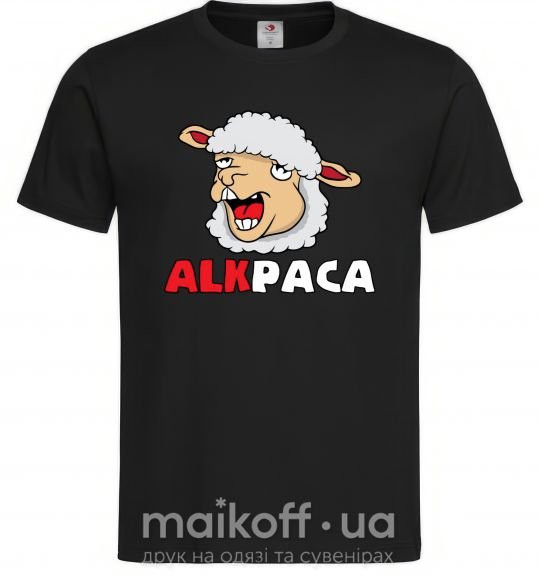 Мужская футболка ALKPACA web Черный фото