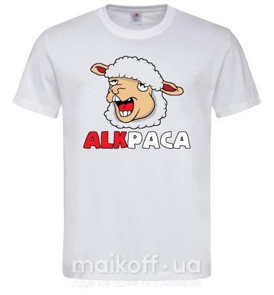 Чоловіча футболка ALKPACA web Білий фото