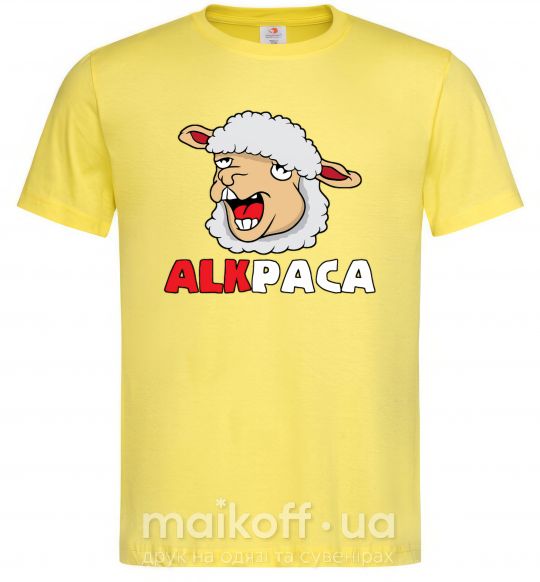Мужская футболка ALKPACA web Лимонный фото