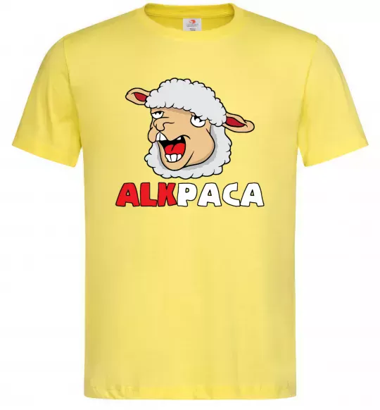 Мужская футболка ALKPACA web Лимонный фото