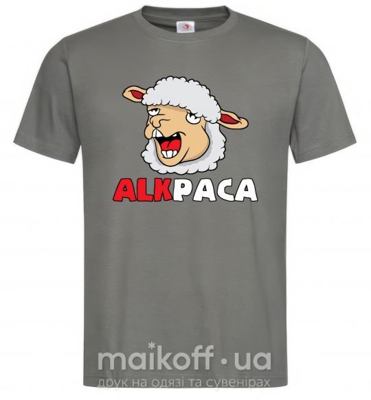 Мужская футболка ALKPACA web Графит фото