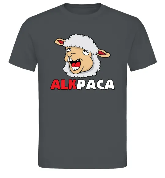Мужская футболка ALKPACA web Графит фото