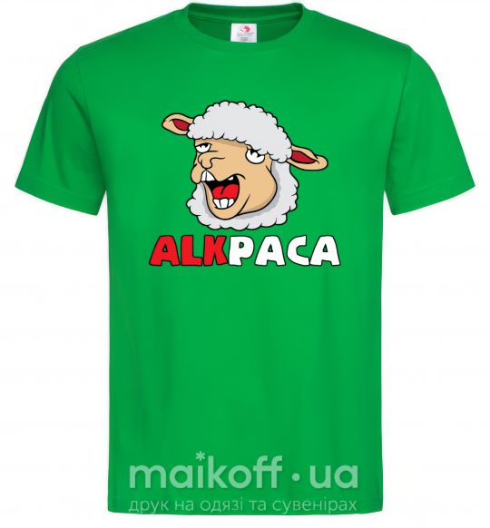 Чоловіча футболка ALKPACA web Зелений фото