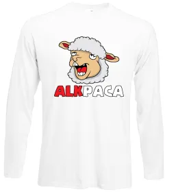 Лонгслив ALKPACA web Белый фото
