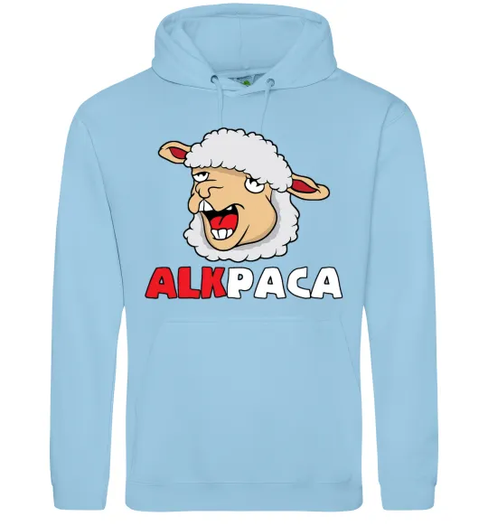 Чоловіча толстовка (худі) ALKPACA web Блакитний фото