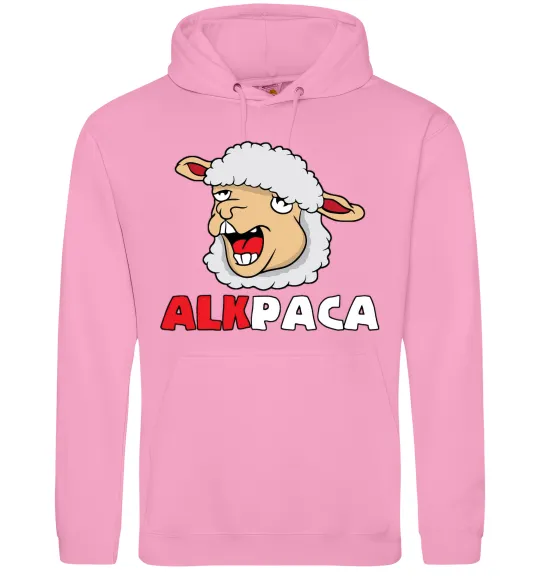 Женская толстовка (худи) ALKPACA web Розовый фото