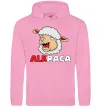 Женская толстовка (худи) ALKPACA web Розовый фото
