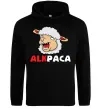 Женская толстовка (худи) ALKPACA web Черный фото