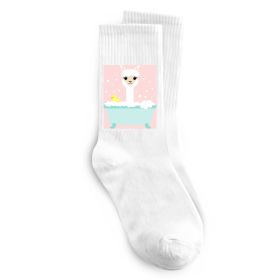 Шкарпетки Лама у ванній