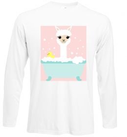 Лонгслів Лама у ванній