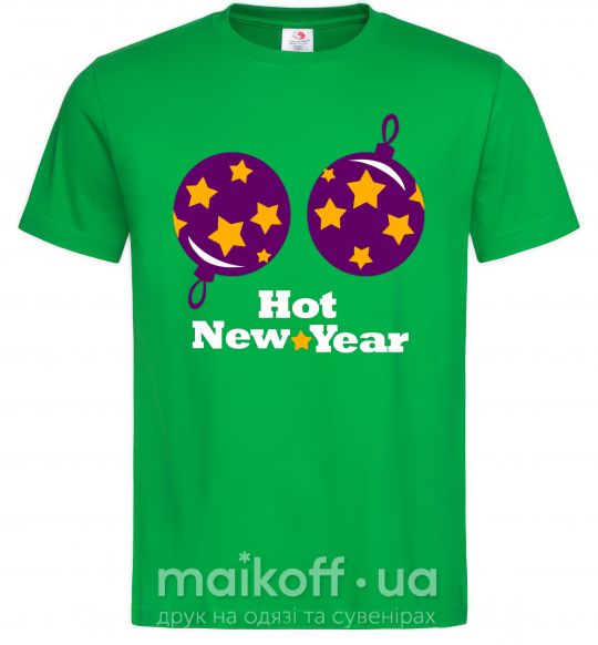 Мужская футболка Hot new year ЖІНОЧА розмір XS Зеленый фото