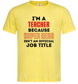 Чоловіча футболка Teacher super hero Чоловіча футболка Teacher super hero