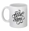Чашка керамічна Girl boss Білий Чашка керамічна Girl boss Білий фото