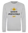 Свитшот Шалена імператриця Серый меланж фото
