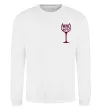 Свитшот Wine not Белый фото