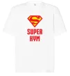 Футболка Оверсайз Супер кум Белый фото
