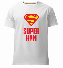 Мужская премиум футболка Супер кум