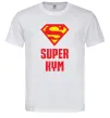 Мужская футболка Супер кум Белый фото