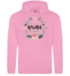 Жіноча толстовка (худі) Найкраща кума віночок Рожевий фото