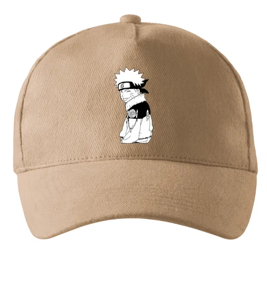 Кепка Наруто з язиком Пісочний фото