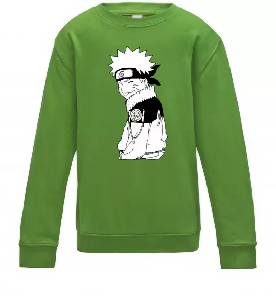 Дитячий світшот Наруто з язиком Лаймовий фото