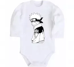 Дитячий бодік Naruto Hinata Білий фото