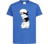Детская футболка Наруто з язиком Ярко-синий фото